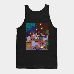 Girl with guitar Tank Top